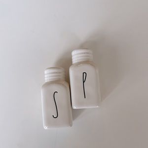 RAE DUNN salt and pepper shakers